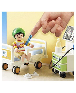  Playset City Life Children's Hospital Ward Playmobil 70192 (47 pcs), fig. 2 