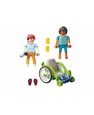  Playset Playmobil City Life Patient in Wheelchair 20 Stücke, fig. 3 