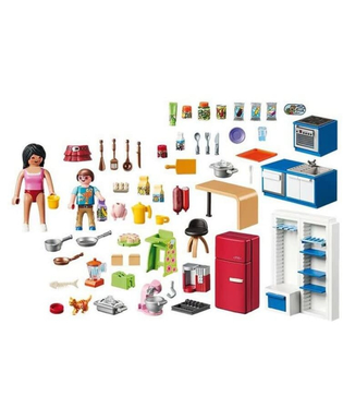  Playset Dollhouse Kitchen Playmobil 70206 (129 pcs), fig. 2 