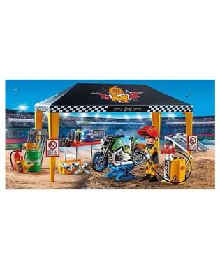  Playset Stuntshow Garage Playmobil 70552 (49 pcs), fig. 2 