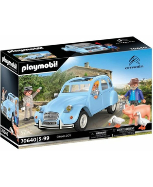  Spielset Fahrzeuge Playmobil Citroen 2CV 70646 Auto Blau 57 Stücke, fig. 1 