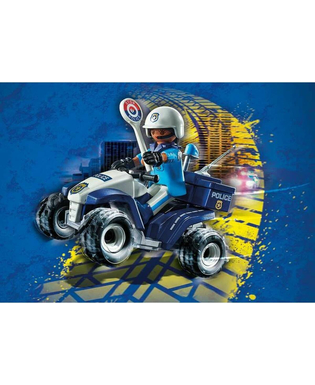  Spielset Fahrzeuge Playmobil Speed Quad City Action 71092 Polizei (21 pcs), fig. 4 