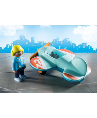  Playset Playmobil 1.2.3 Plane 71159 2 Stücke, fig. 3 