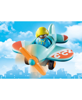  Playset Playmobil 1.2.3 Plane 71159 2 Stücke, fig. 2 