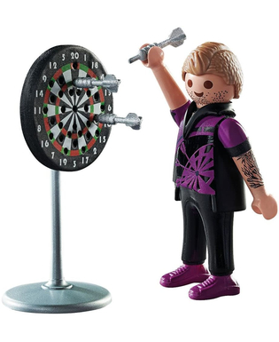  Playset Playmobil 71165 Darts Player 6 Stücke, fig. 2 