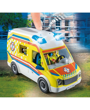  Playset Playmobil 71202 City Life Ambulance 67 Stücke, fig. 3 