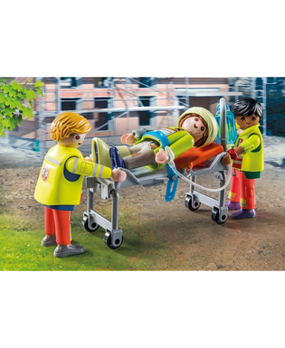  Playset Playmobil 71202 City Life Ambulance 67 Stücke, fig. 4 