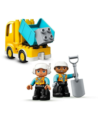  Playset Lego DUPLO Construction 10931 Truck and Backhoe, fig. 3 