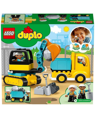  Playset Lego DUPLO Construction 10931 Truck and Backhoe, fig. 2 