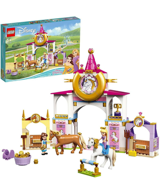  Playset Lego 43195 Belle and Rapunzel's Royal Stables, fig. 3 