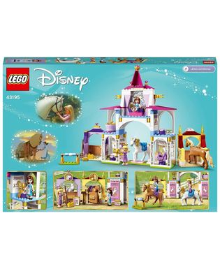  Playset Lego 43195 Belle and Rapunzel's Royal Stables, fig. 2 