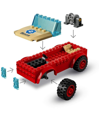  Playset Lego 60301 City Wildlife Wild Animal Rescue Off-Roader, fig. 2 