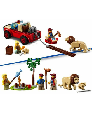  Playset Lego 60301 City Wildlife Wild Animal Rescue Off-Roader, fig. 4 