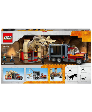  Playset Lego 76948 Jurassic World T-Rex and Atrociraptor Escape, fig. 3 