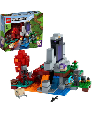  Playset Lego 21172 Minecraft The Ruined Portal, fig. 2 