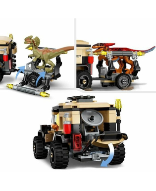  Playset Lego 76951 Jurassic World Transport of Pyroraptor and Dilophosaurus, fig. 3 