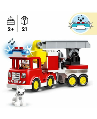  Playset Lego DUPLO Town 10969 Fire Truck (21 Stücke), fig. 2 