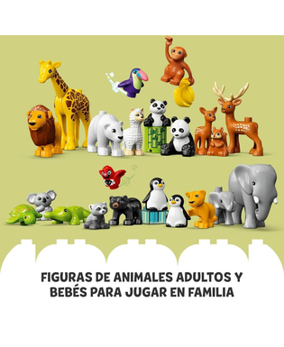  Playset Lego 10975 DUPLO Wild Animals of the World (142 Stücke), fig. 3 