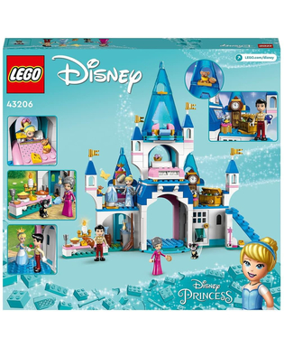  Playset Lego 43206 Cinderella and Prince Charming's Castle (365 Stücke), fig. 2 