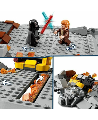  Playset Lego 75336 Star Wars Obi-Wan Kenobi vs. Darth Vaderr (408 Stücke), fig. 3 