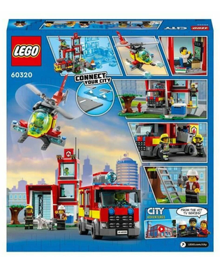  Playset Lego 60320 City Fire Fire Station, fig. 2 