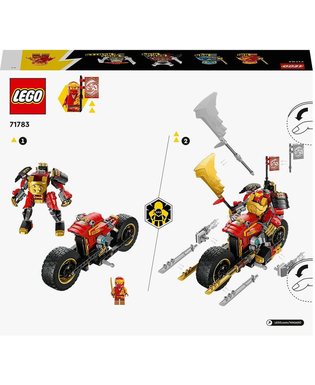  Playset Lego Ninjago bike, fig. 2 