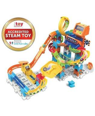  Murmel-Set Vtech Marble Rush Marble Run - Racing  Rundkurs Rennbahn mit Rampen + 4 Jahre 73 Stücke, fig. 4 