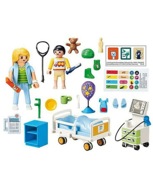  Playset City Life Children's Hospital Ward Playmobil 70192 (47 pcs), fig. 6 