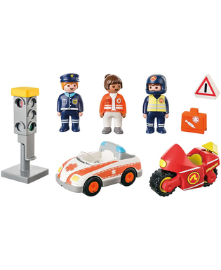  Playset Playmobil 71156 1.2.3 Day to Day Heroes 8 Stücke, fig. 5 