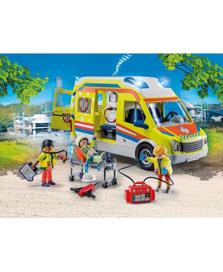  Playset Playmobil 71202 City Life Ambulance 67 Stücke, fig. 5 