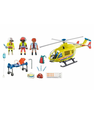  Playset Playmobil 71203 City Life Rescue Helicopter 48 Stücke, fig. 5 