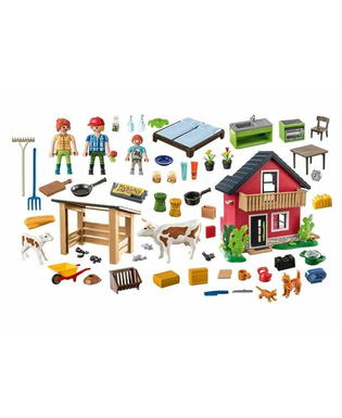  Playset Playmobil 71248 Country Furnished House with Barrow and Cow 137 Stücke, fig. 6 