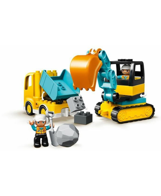  Playset Lego DUPLO Construction 10931 Truck and Backhoe, fig. 4 