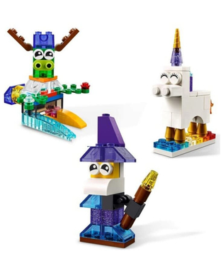  Playset Classic Transparent Bricks Lego 11013, fig. 7 