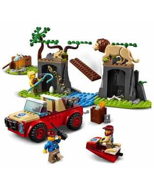  Playset Lego 60301 City Wildlife Wild Animal Rescue Off-Roader, fig. 5 