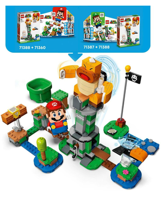  Playset Lego 71388 Super Mario Boss Frere Sumo's Infernal Tower Expansion, fig. 5 