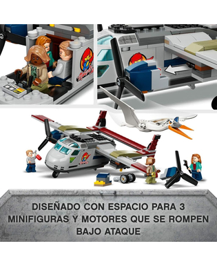  Playset Lego 76947 Jurassic World Quetzalcoatlus Plane (306 Stücke), fig. 7 