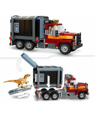  Playset Lego 76948 Jurassic World T-Rex and Atrociraptor Escape, fig. 5 