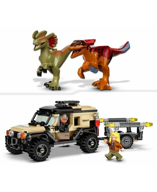  Playset Lego 76951 Jurassic World Transport of Pyroraptor and Dilophosaurus, fig. 4 