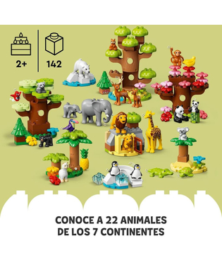  Playset Lego 10975 DUPLO Wild Animals of the World (142 Stücke), fig. 7 