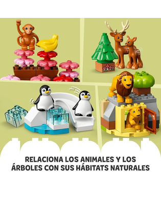  Playset Lego 10975 DUPLO Wild Animals of the World (142 Stücke), fig. 6 