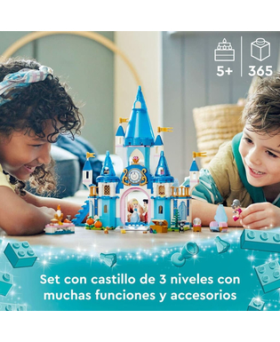  Playset Lego 43206 Cinderella and Prince Charming's Castle (365 Stücke), fig. 8 