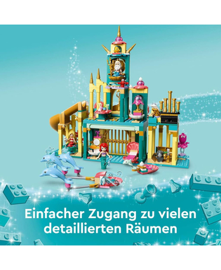  Playset Lego 43207 Disney Ariel's Undersea Palace (498 Stücke), fig. 6 