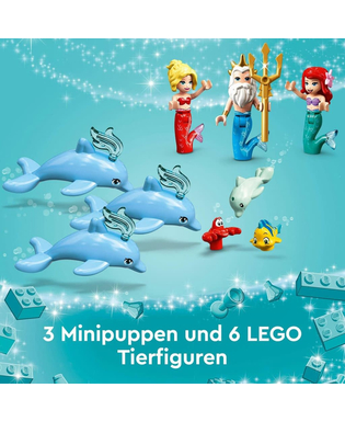  Playset Lego 43207 Disney Ariel's Undersea Palace (498 Stücke), fig. 4 