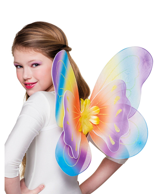  Ailes papillon multicolores 40 x 50 cm fille, fig. 1 