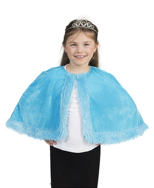  Cape en peluche bleue fille, fig. 1 