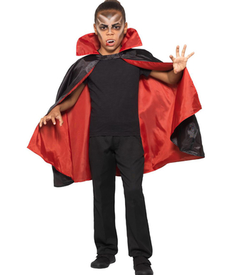  Cape vampire satinée réversible enfant, fig. 1 