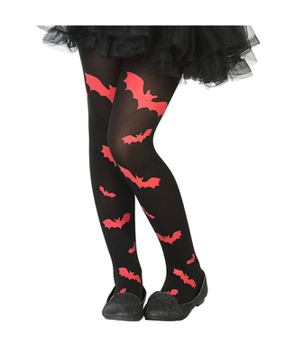  Collants chauve souris noir et rouge enfant, fig. 1 