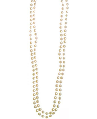  Collier perles blanches, fig. 1 