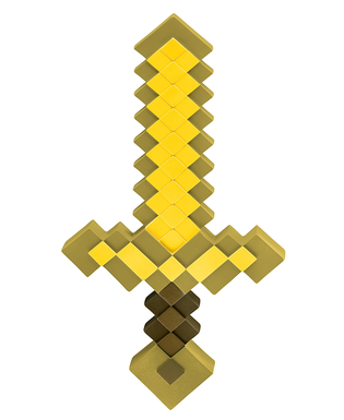  Epée Minecraf™ jaune doré enfant, fig. 1 